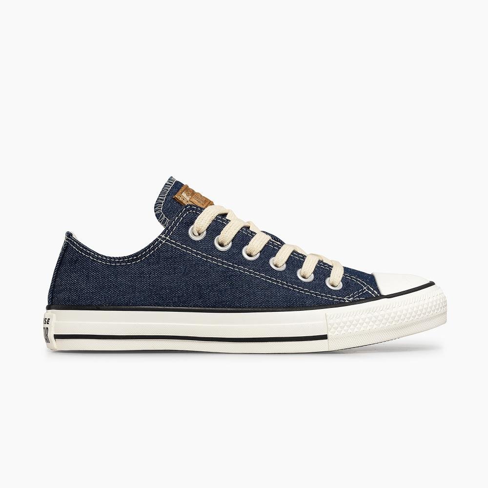 Tênis Chuck Taylor All Star Denim Cano Baixo Azul Escuro