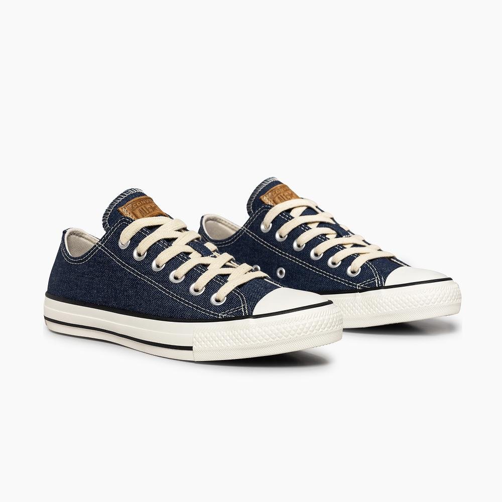 Tênis Chuck Taylor All Star Denim Cano Baixo Azul Escuro Azul Escuro 5