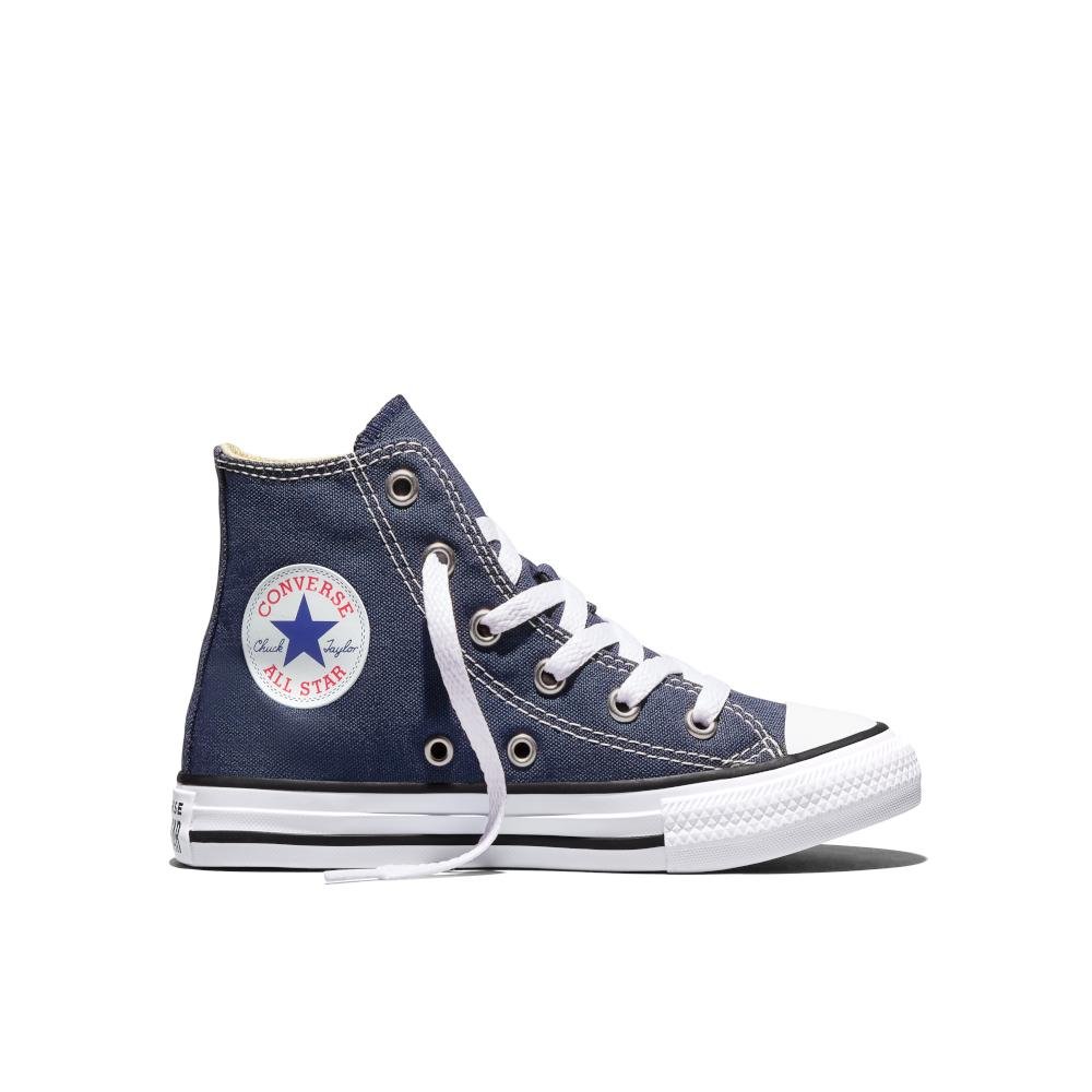 Tênis Juvenil Chuck Taylor All Star Canvas Cano Alto Azul