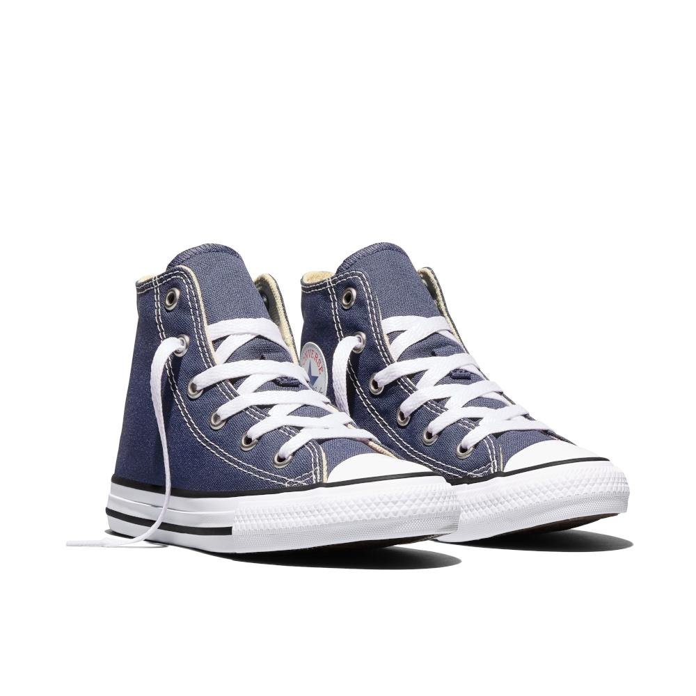 Tênis Juvenil Chuck Taylor All Star Canvas Cano Alto Azul Azul 5