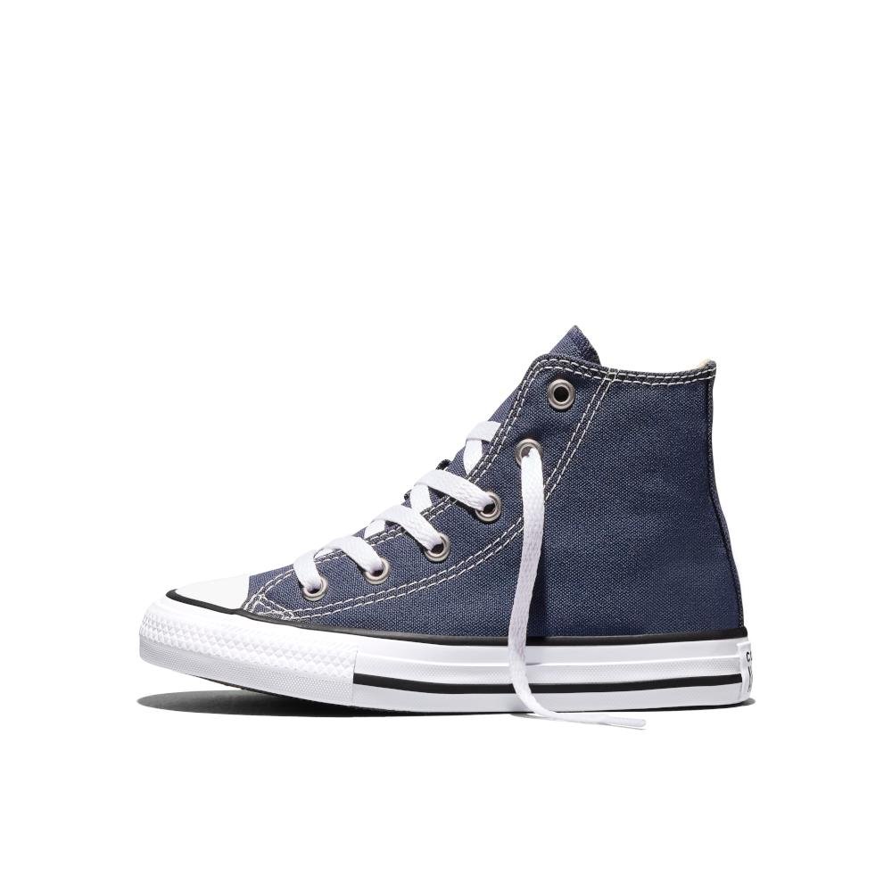 Tênis Juvenil Chuck Taylor All Star Canvas Cano Alto Azul Azul 6