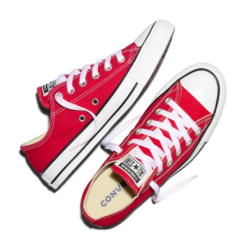 Tênis Chuck Taylor All Star Cano Baixo Vermelho Vermelho 2