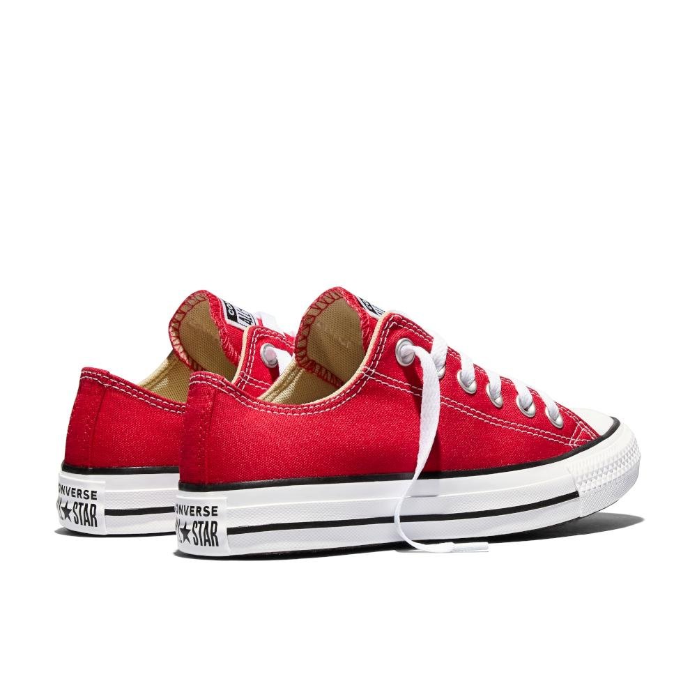 Tênis Chuck Taylor All Star Cano Baixo Vermelho Vermelho 7