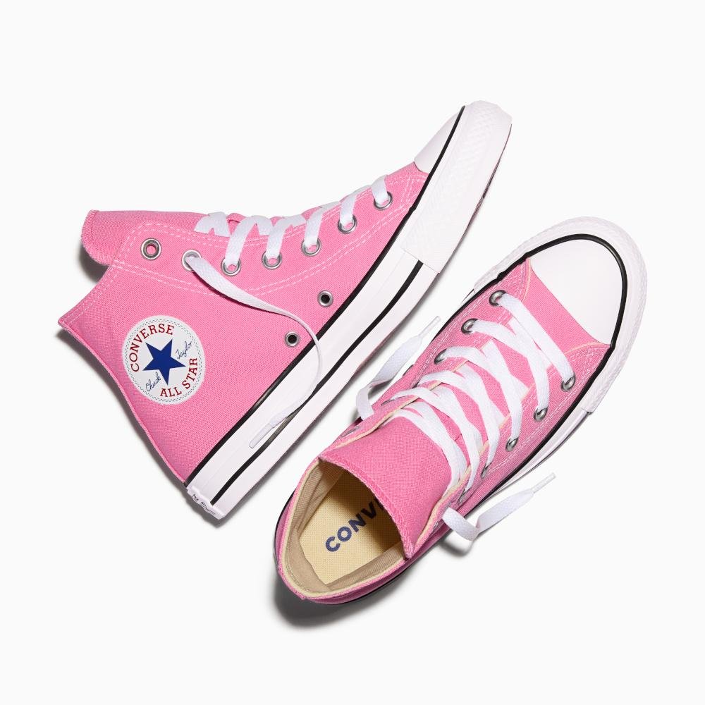 Tênis Chuck Taylor All Star Cano Alto Rosa Rosa 2