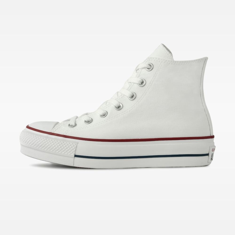 Tênis Chuck Taylor All Star Lift Canvas Cano Alto Branco Branco 5
