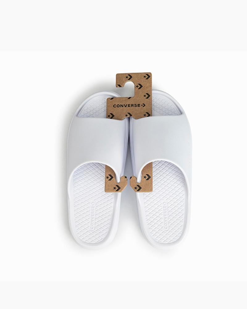 Chinelo Converse Slide Branco Branco 4