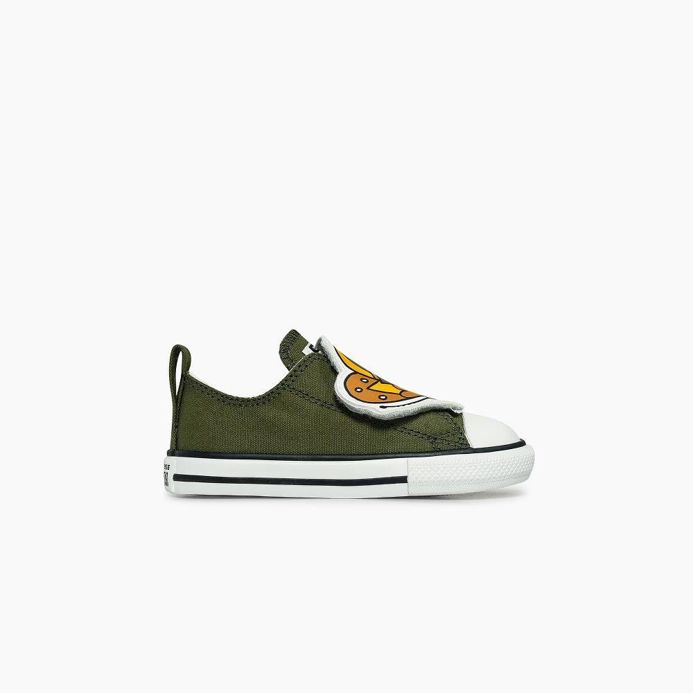 Tênis Criança Chuck Taylor All Star Bugs Cano Baixo Verde