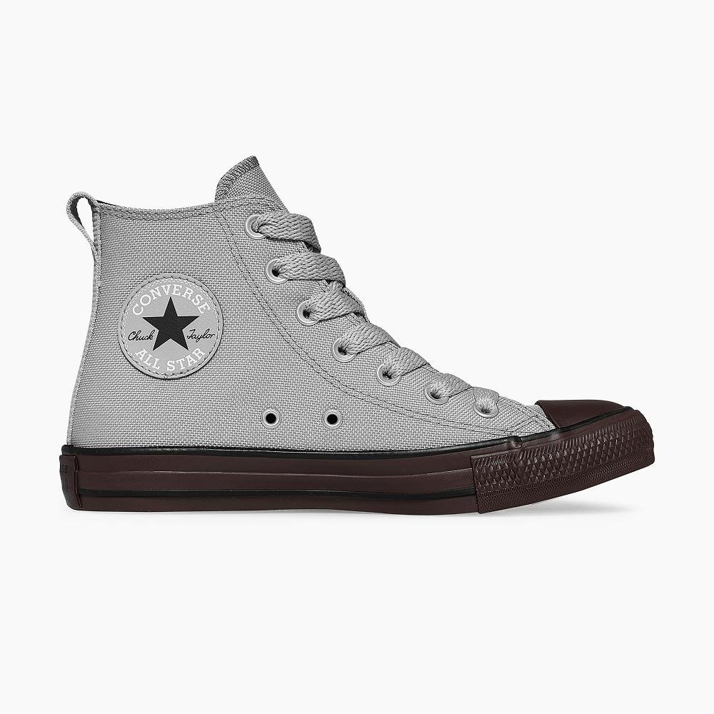Tênis Chuck Taylor All Star Sporty Cano Alto Cinza