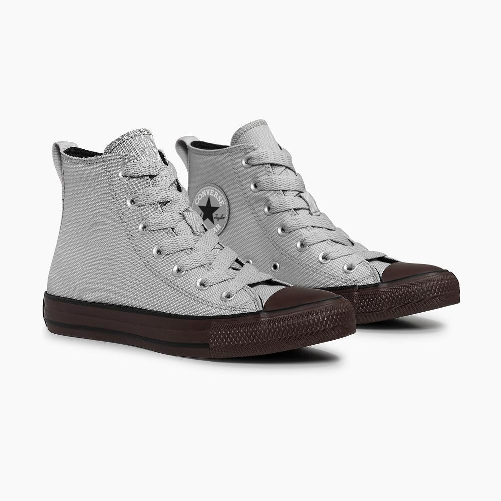 Tênis Chuck Taylor All Star Sporty Cano Alto Cinza Cinza 5