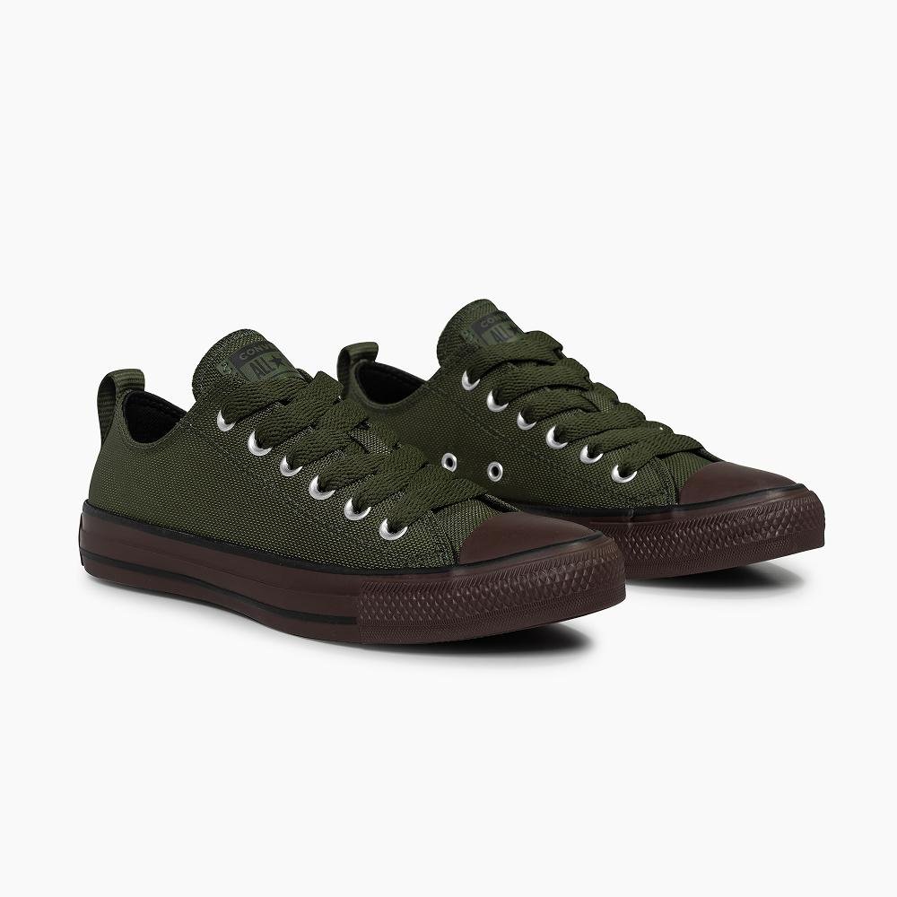 Tênis Chuck Taylor All Star Sporty Cano Baixo Verde Verde 5