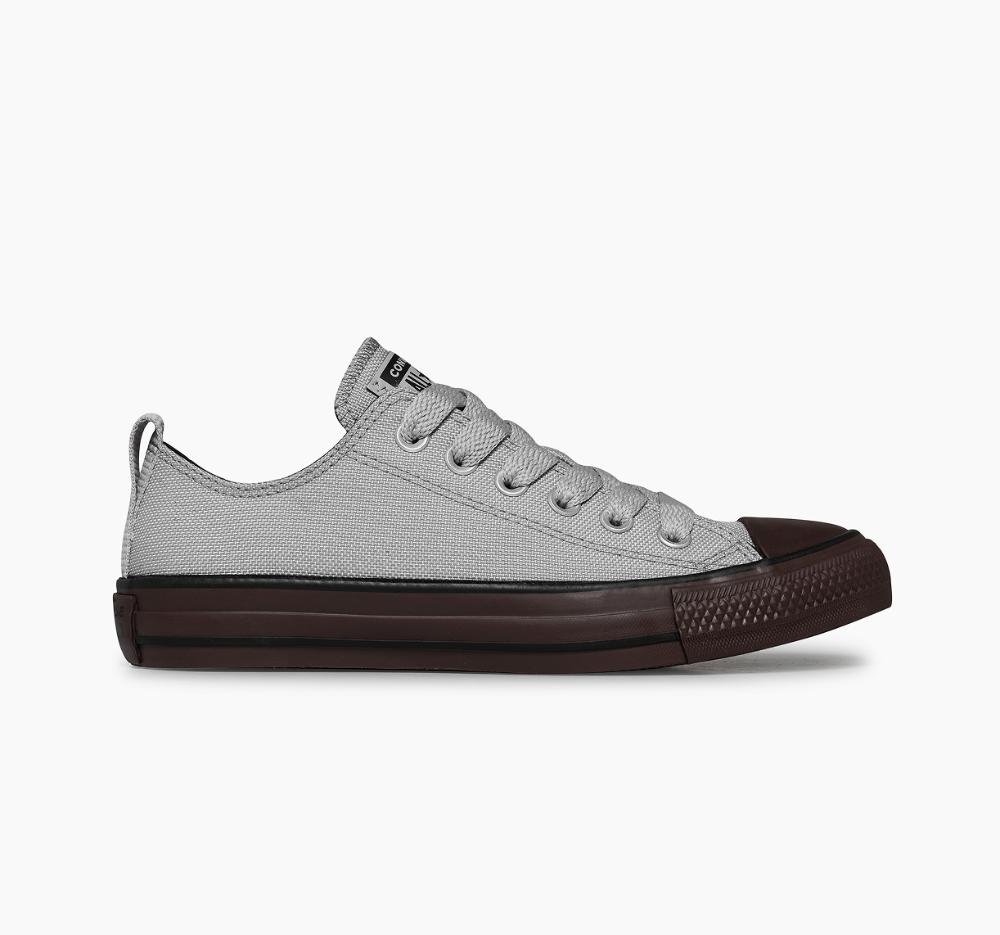 Tênis Chuck Taylor All Star Sporty Cano Baixo Cinza
