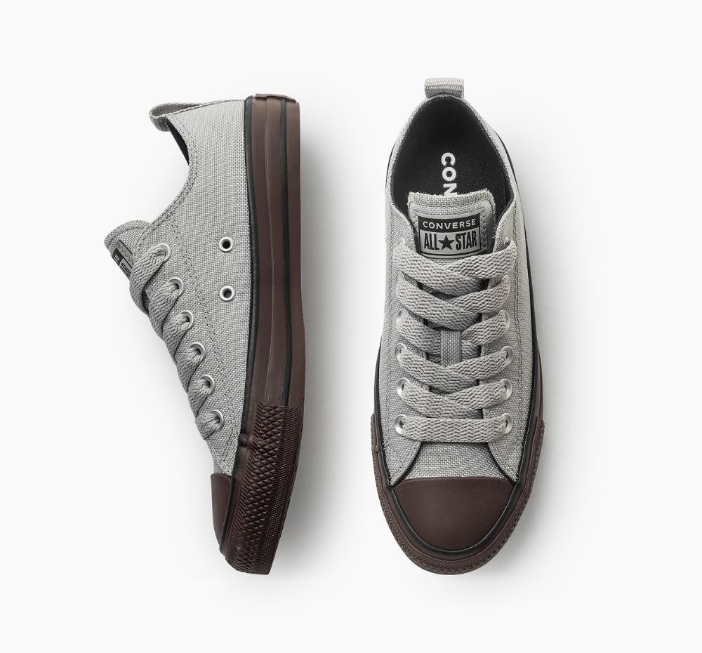 Tênis Chuck Taylor All Star Sporty Cano Baixo Cinza Cinza 2