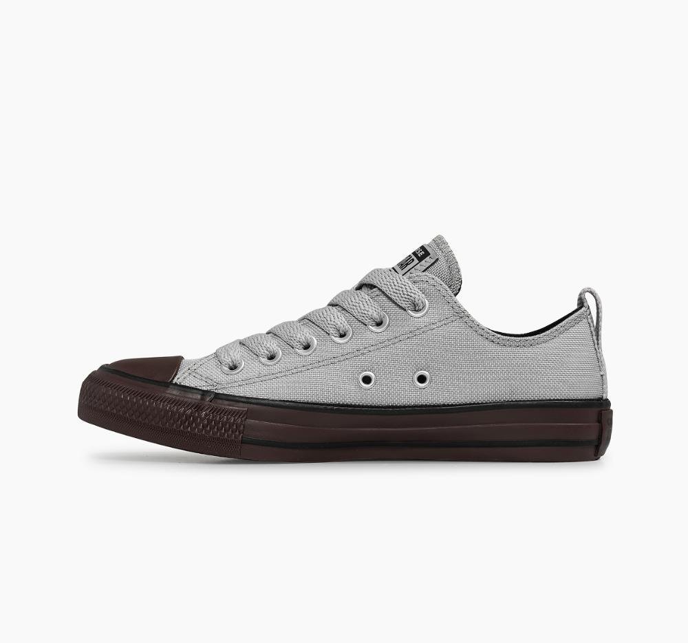Tênis Chuck Taylor All Star Sporty Cano Baixo Cinza Cinza 4