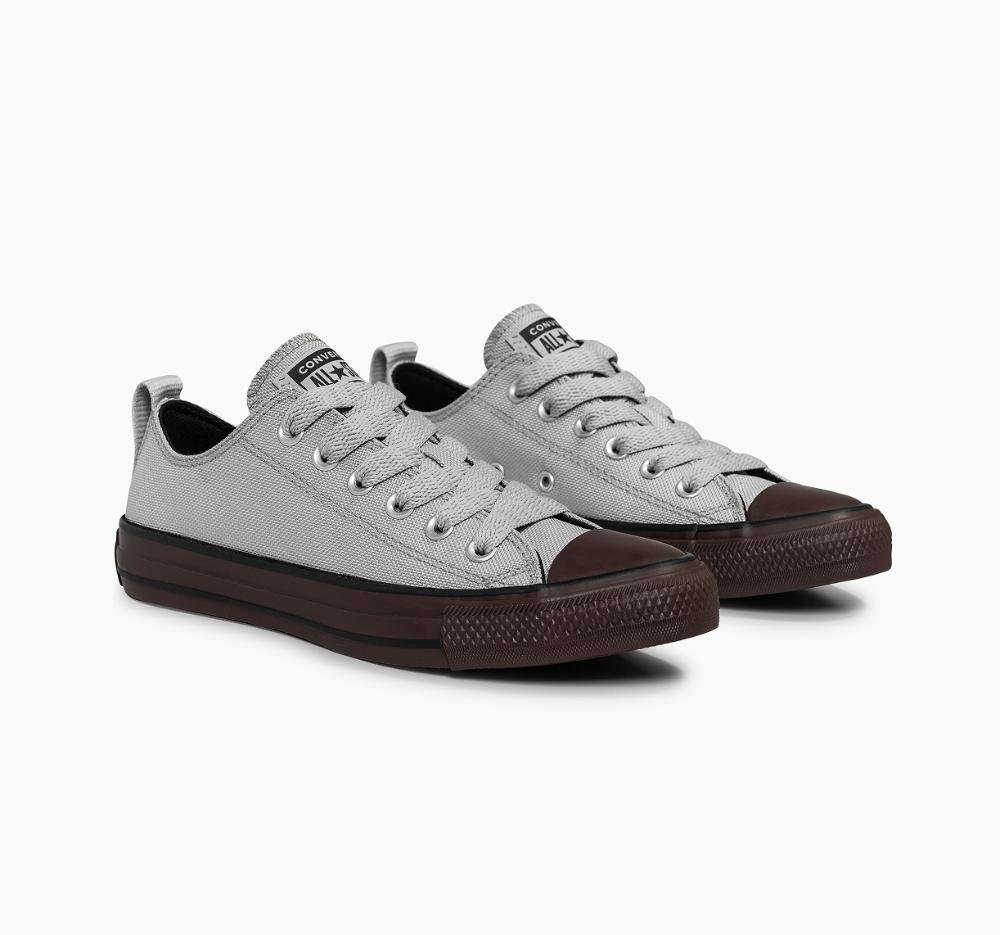 Tênis Chuck Taylor All Star Sporty Cano Baixo Cinza Cinza 5