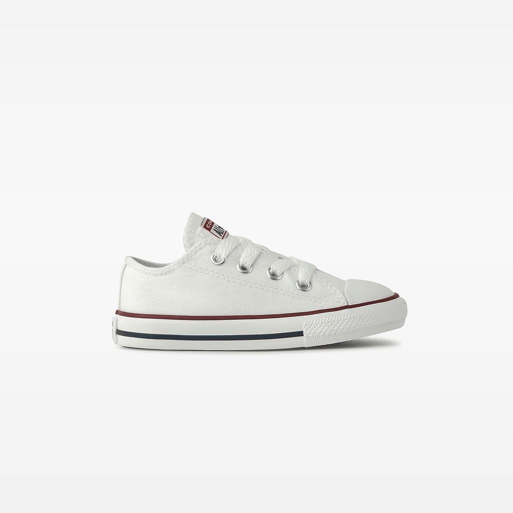 Tênis Criança Chuck Taylor All Star Canvas Cano Baixo Branco