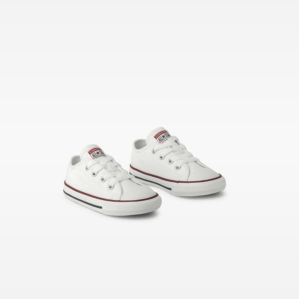 Tênis Criança Chuck Taylor All Star Canvas Cano Baixo Branco Branco 4
