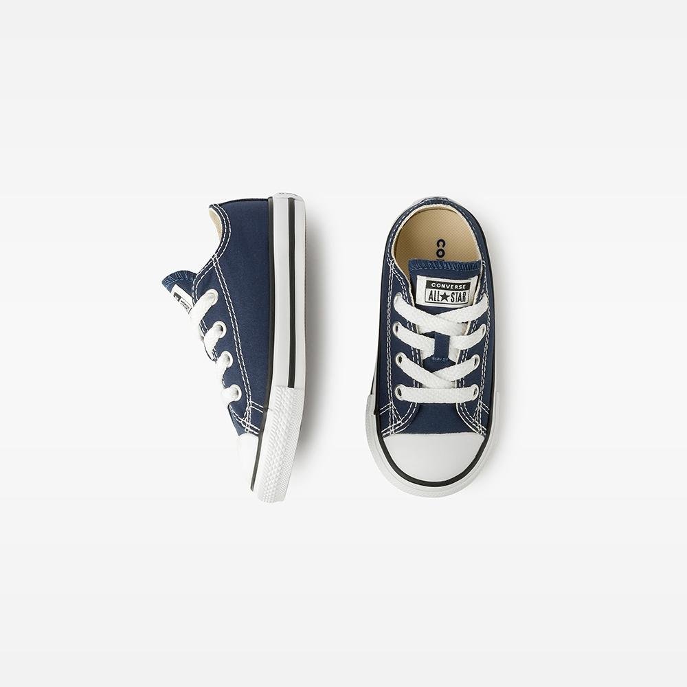 Tênis Criança Chuck Taylor All Star Canvas Cano Baixo Azul Azul 2