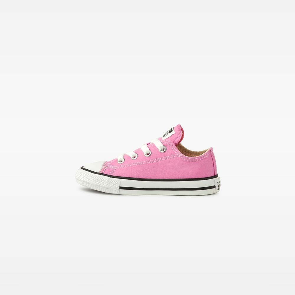 Tênis Criança Chuck Taylor All Star Canvas Cano Baixo Rosa Rosa 5