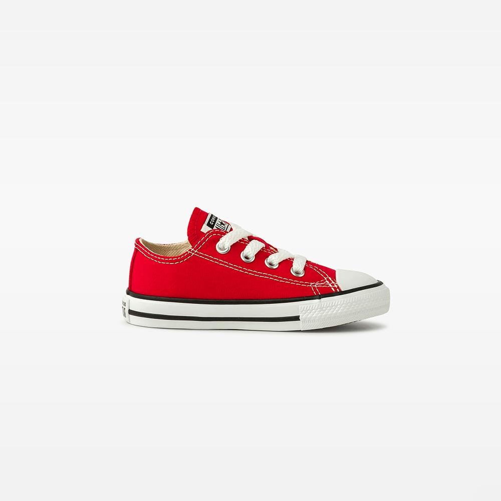 Tênis Criança Chuck Taylor All Star Canvas Baixo Vermelho