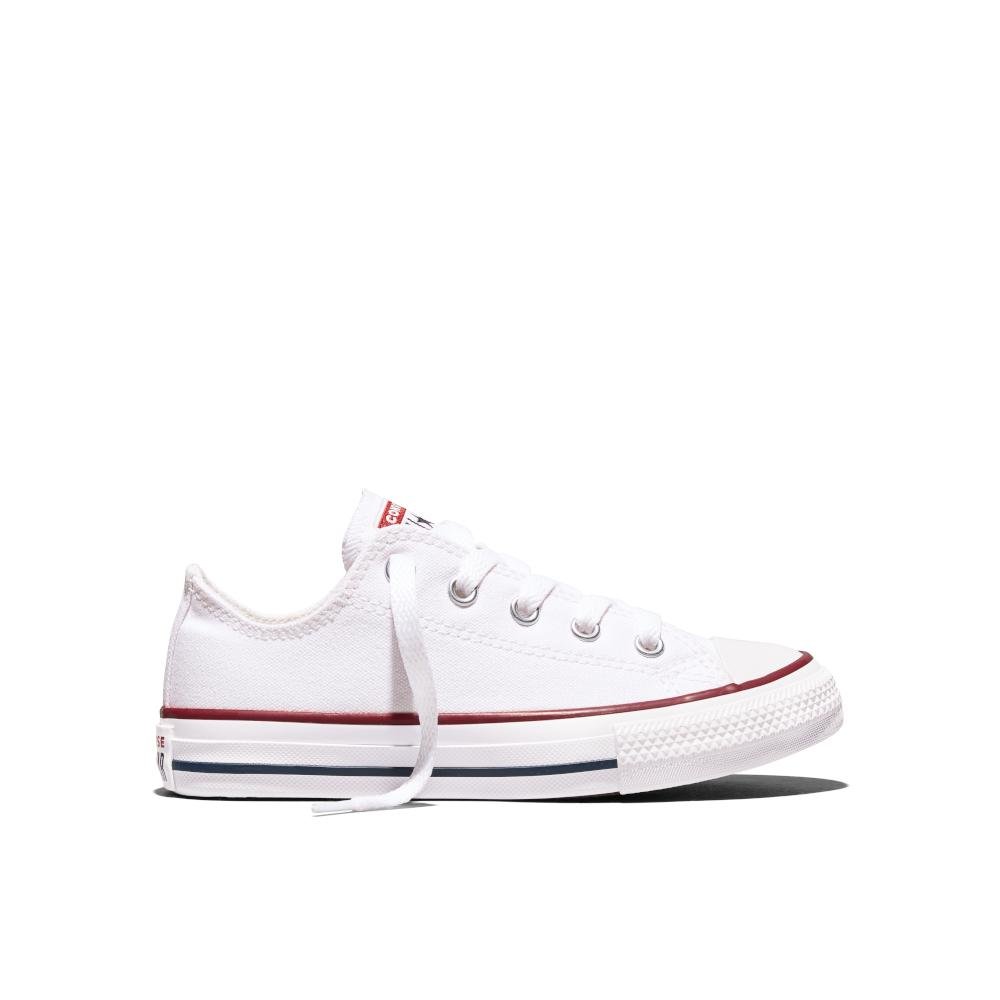 Tênis Juvenil Chuck Taylor All Star Canvas Cano Baixo Branco