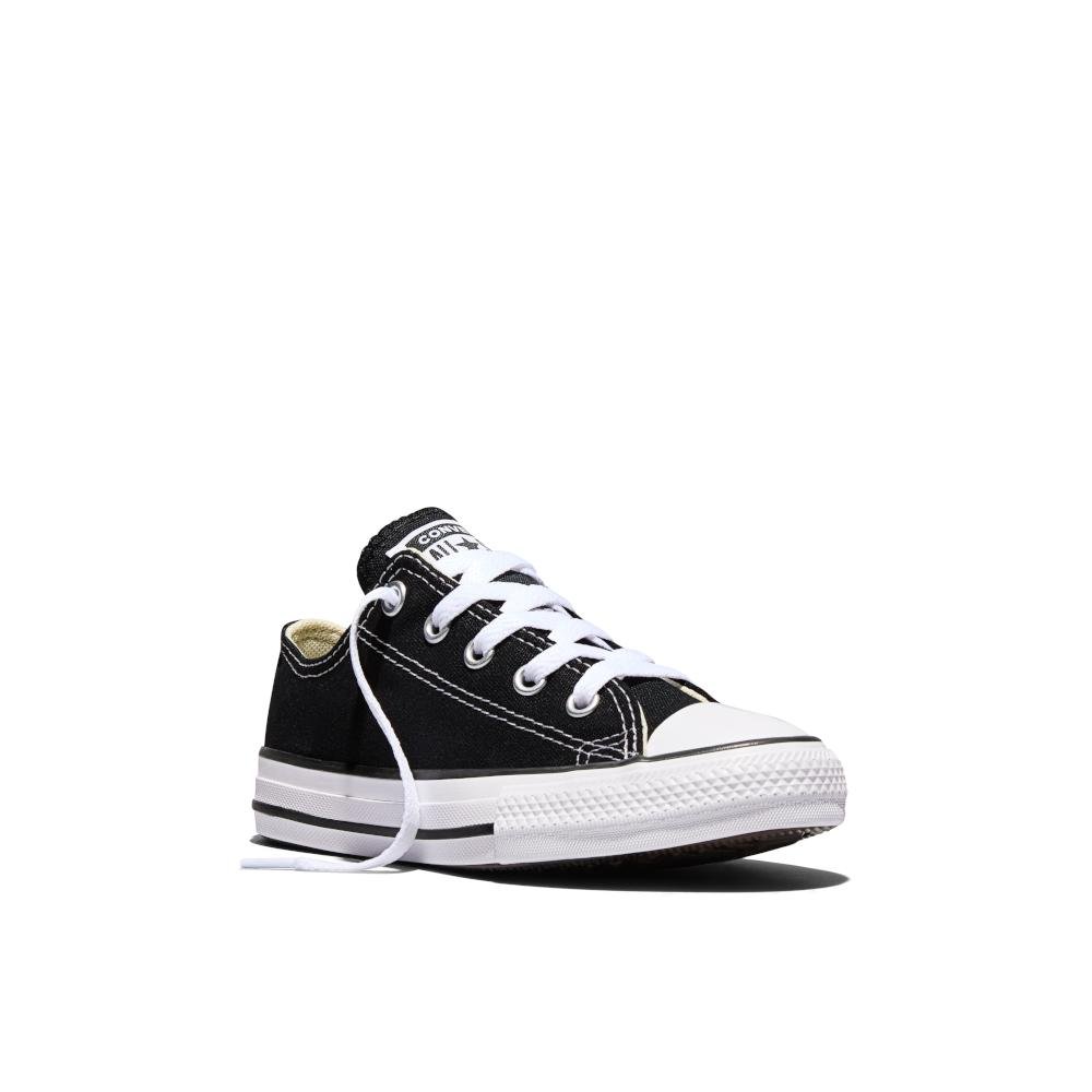 Tênis Juvenil Chuck Taylor All Star Canvas Cano Baixo Preto Preto 6
