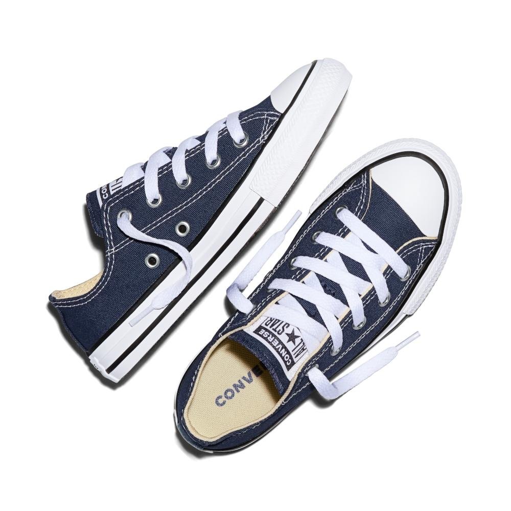 Tênis Juvenil Chuck Taylor All Star Canvas Cano Baixo Azul Azul 2