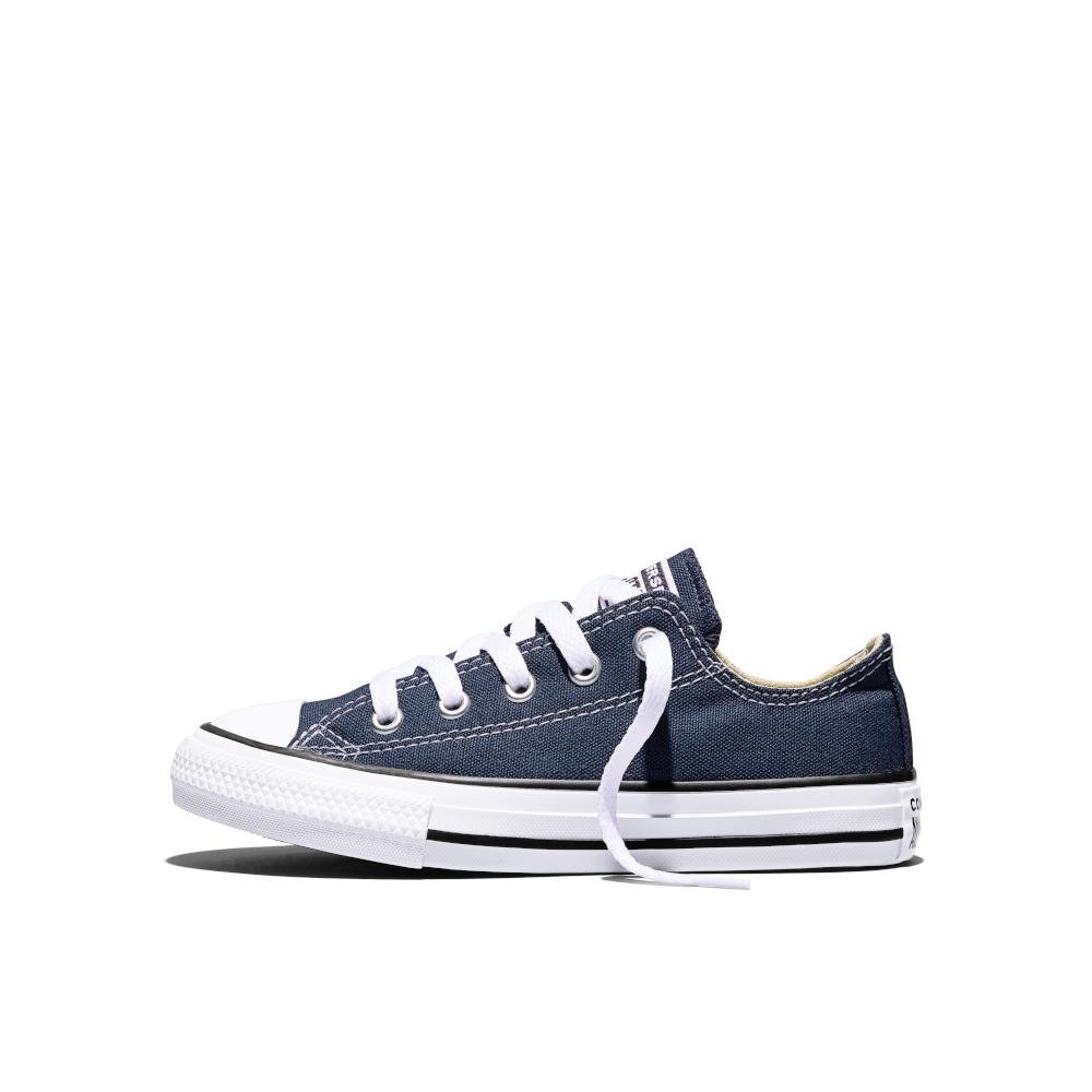 Tênis Juvenil Chuck Taylor All Star Canvas Cano Baixo Azul Azul 6