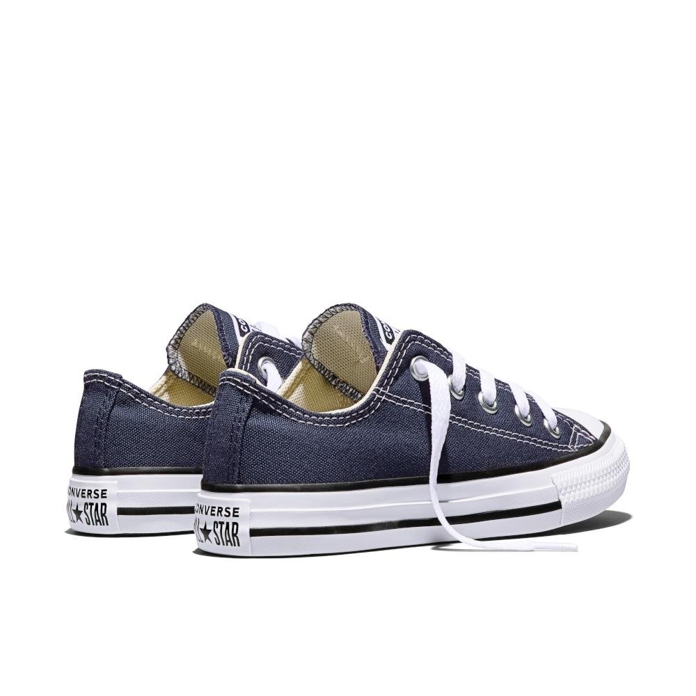 Tênis Juvenil Chuck Taylor All Star Canvas Cano Baixo Azul Azul 7