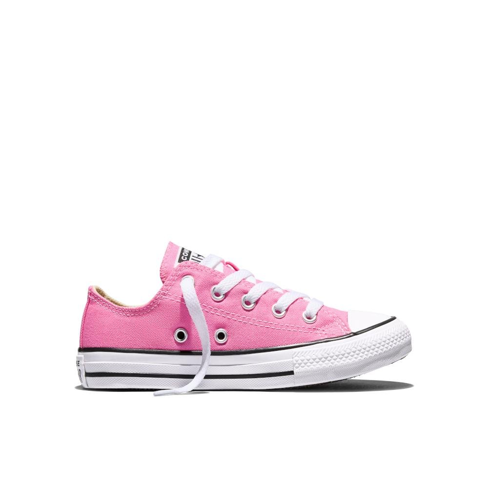 Tênis Juvenil Chuck Taylor All Star Canvas Cano Baixo Rosa Rosa 6