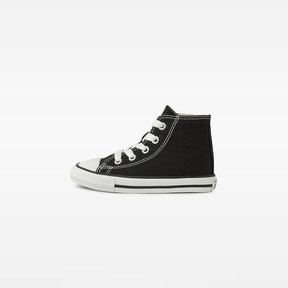 Tênis Criança Chuck Taylor All Star Canvas Cano Alto Preto Preto 5