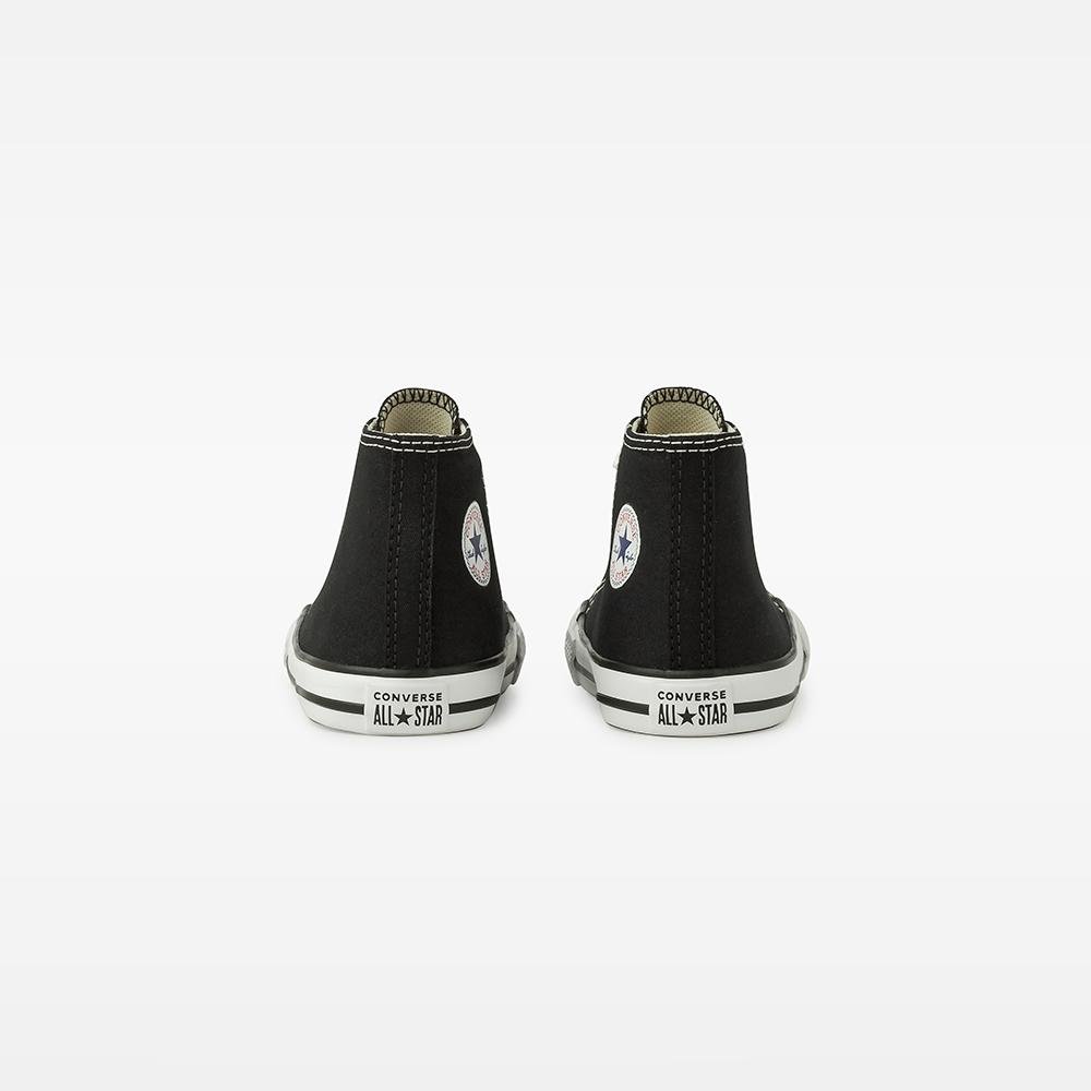 Tênis Criança Chuck Taylor All Star Canvas Cano Alto Preto Preto 7