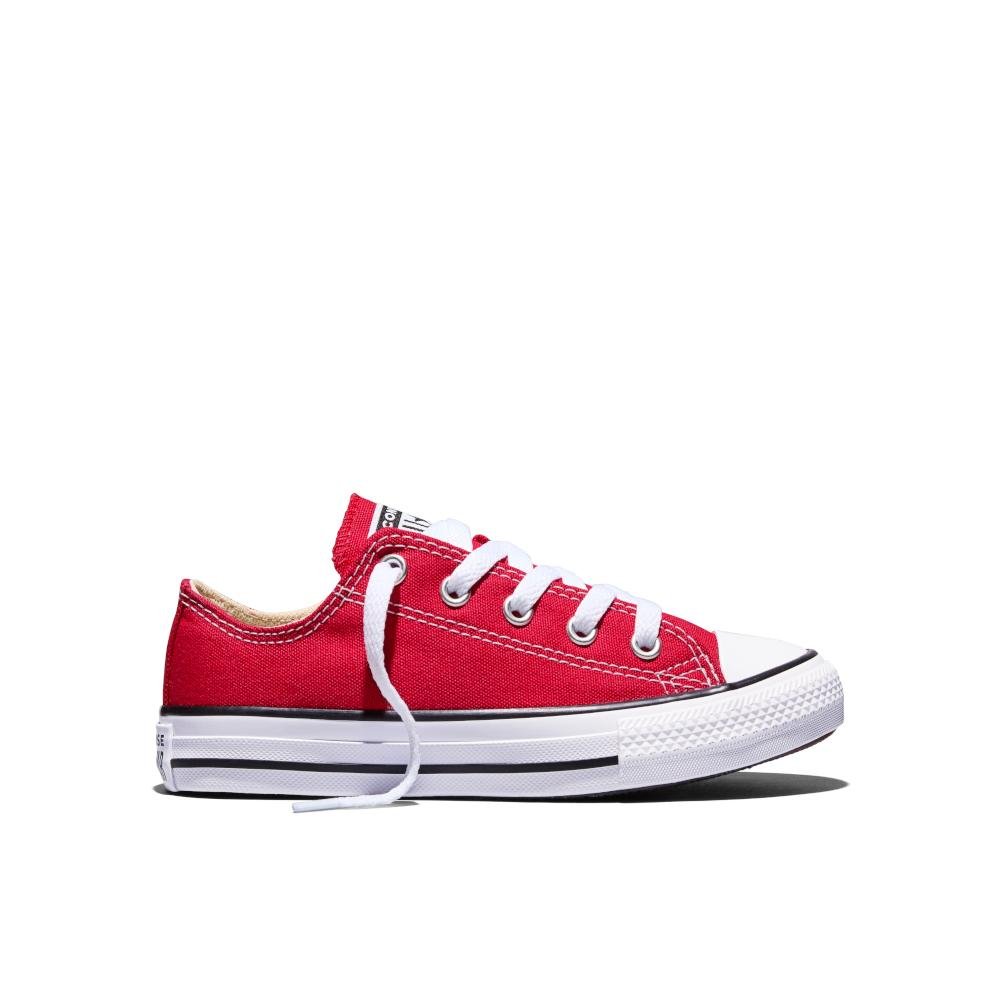 Tênis Juvenil Chuck Taylor All Star Canvas Baixo Vermelho