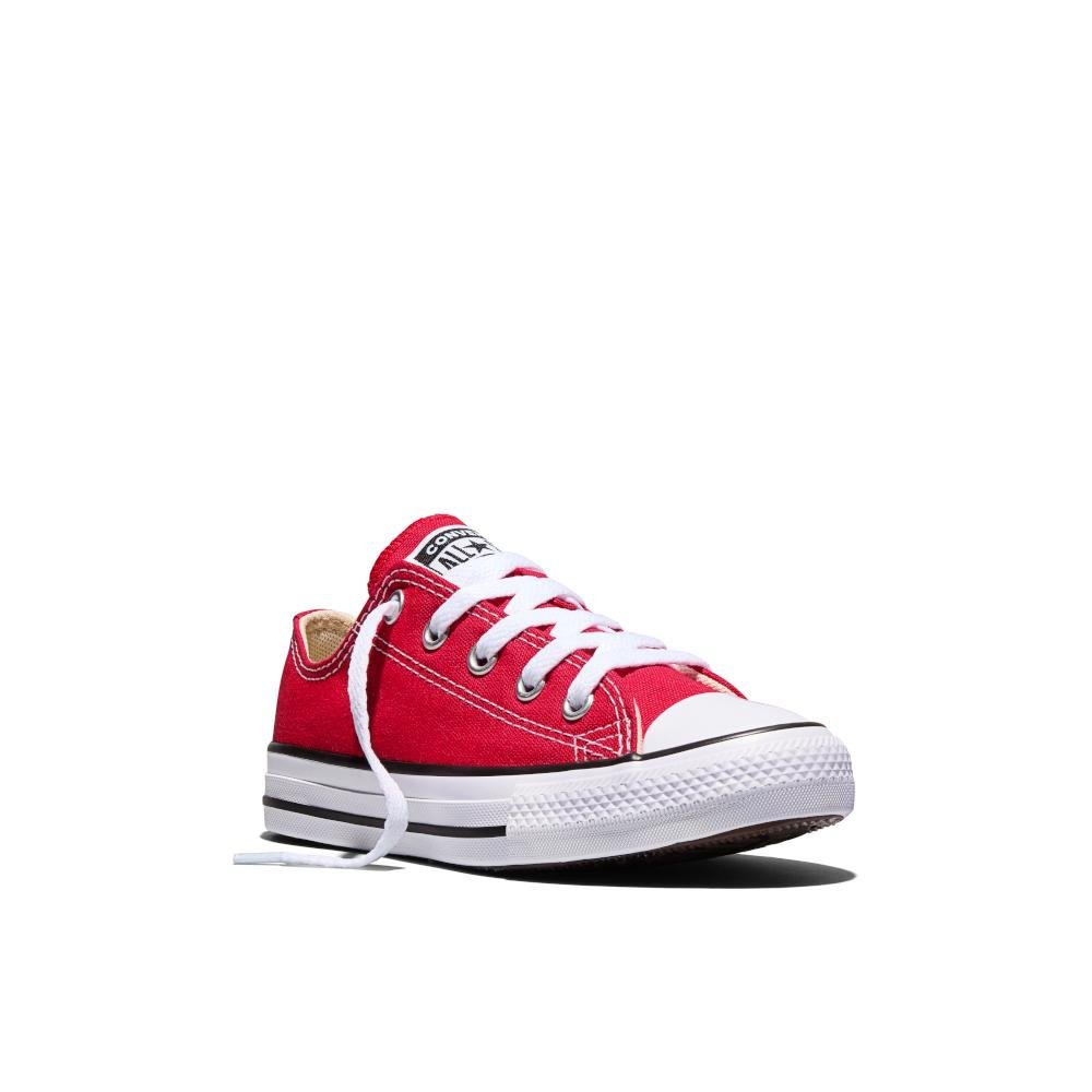 Tênis Juvenil Chuck Taylor All Star Canvas Baixo Vermelho Vermelho 4