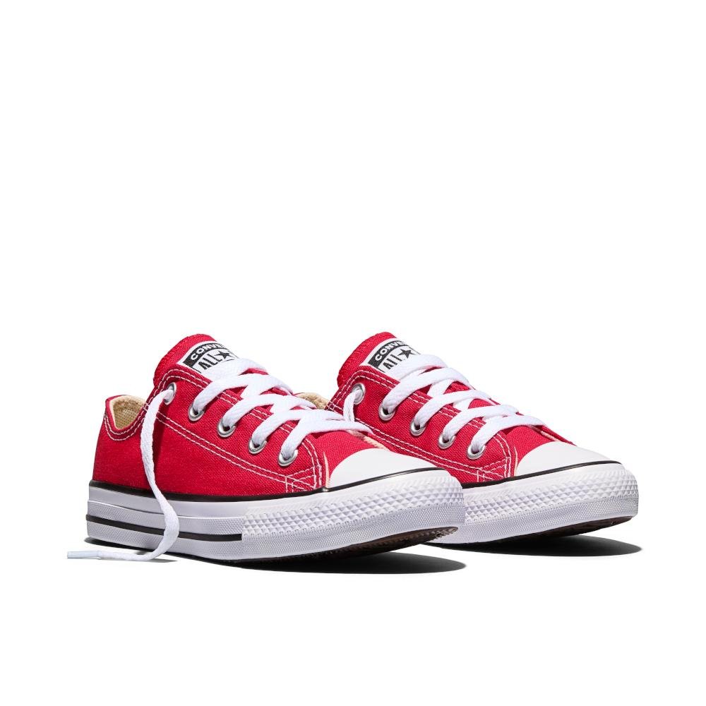 Tênis Juvenil Chuck Taylor All Star Canvas Baixo Vermelho Vermelho 5