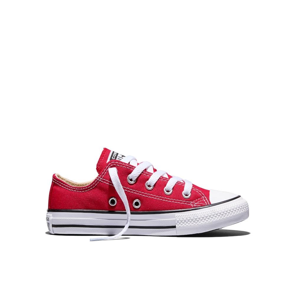 Tênis Juvenil Chuck Taylor All Star Canvas Baixo Vermelho Vermelho 6
