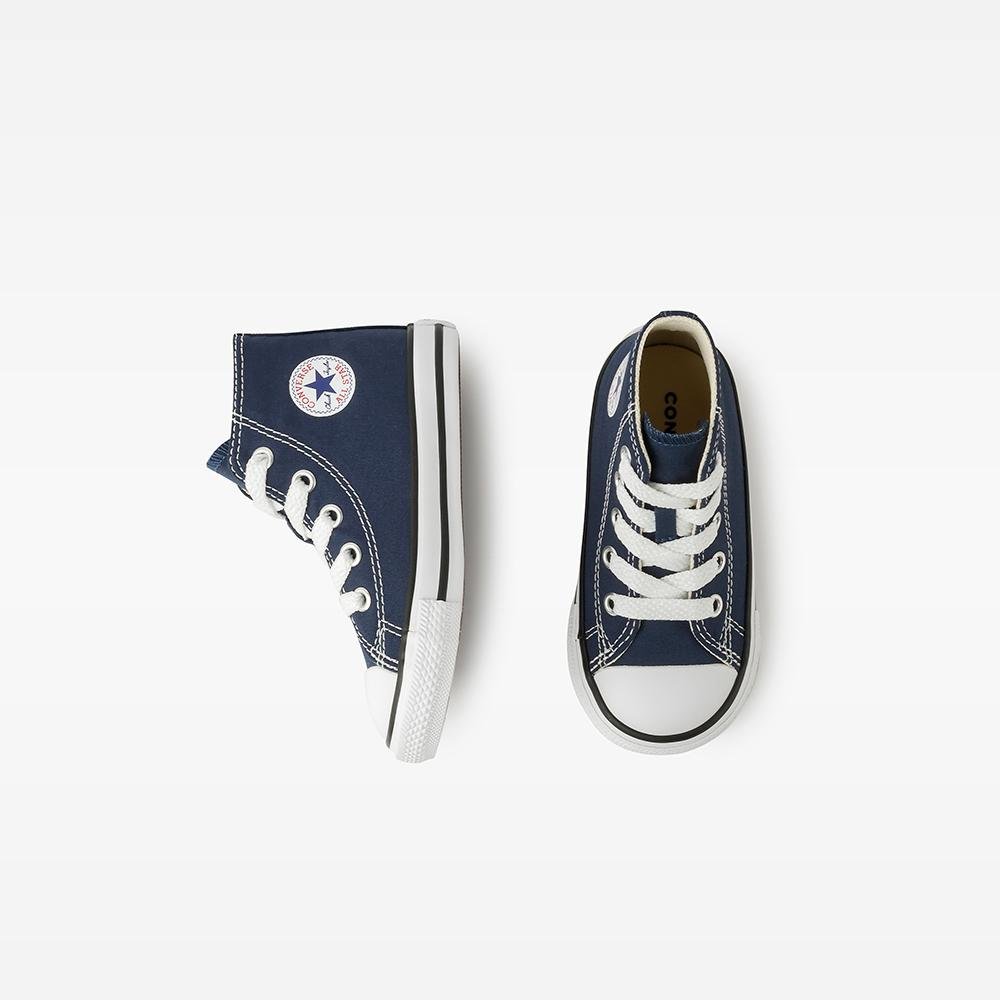 Tênis Criança Chuck Taylor All Star Canvas Cano Alto Azul Azul 2