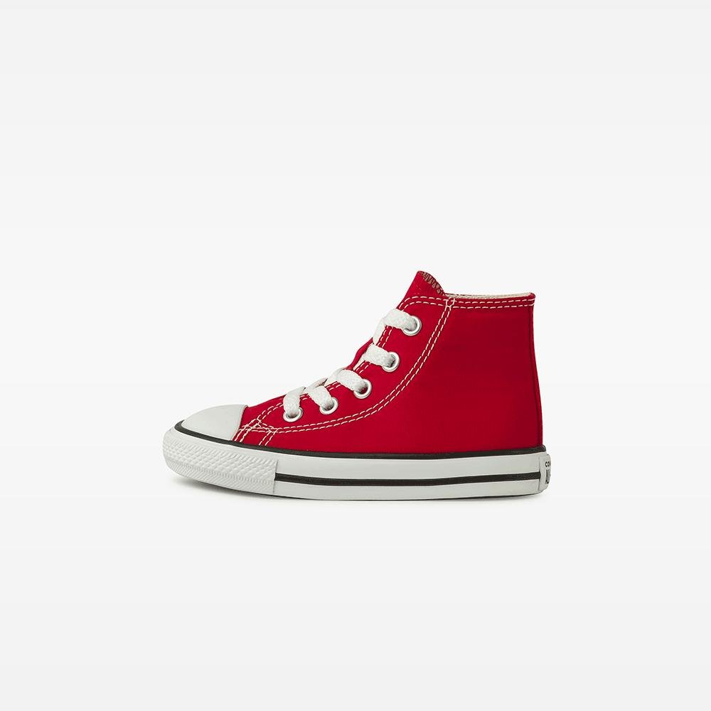 Tênis Criança Chuck Taylor All Star Canvas Alto Vermelho Vermelho 5