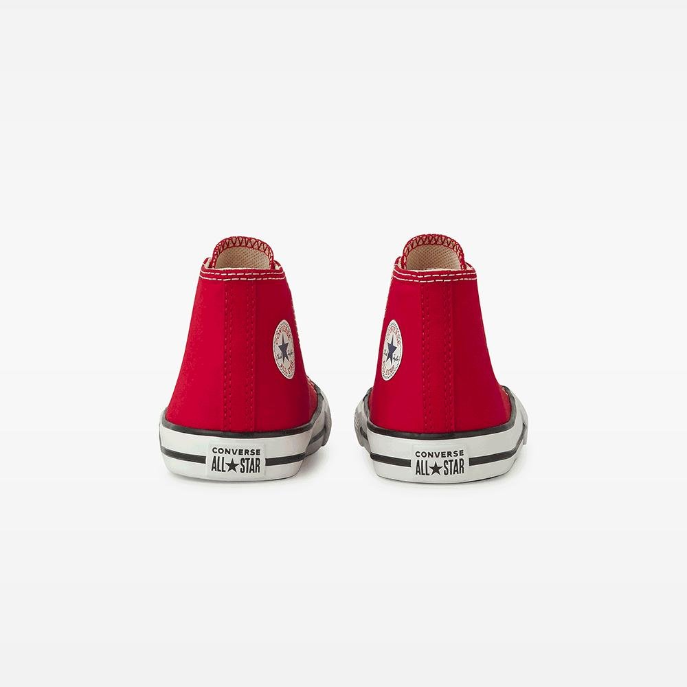 Tênis Criança Chuck Taylor All Star Canvas Alto Vermelho Vermelho 6