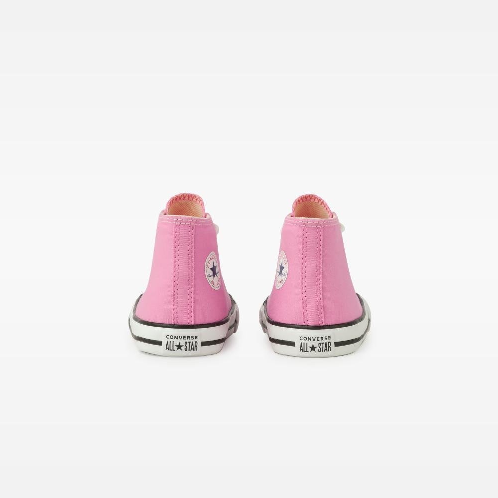 Tênis Criança Chuck Taylor All Star Canvas Cano Baixo Rosa Rosa 7