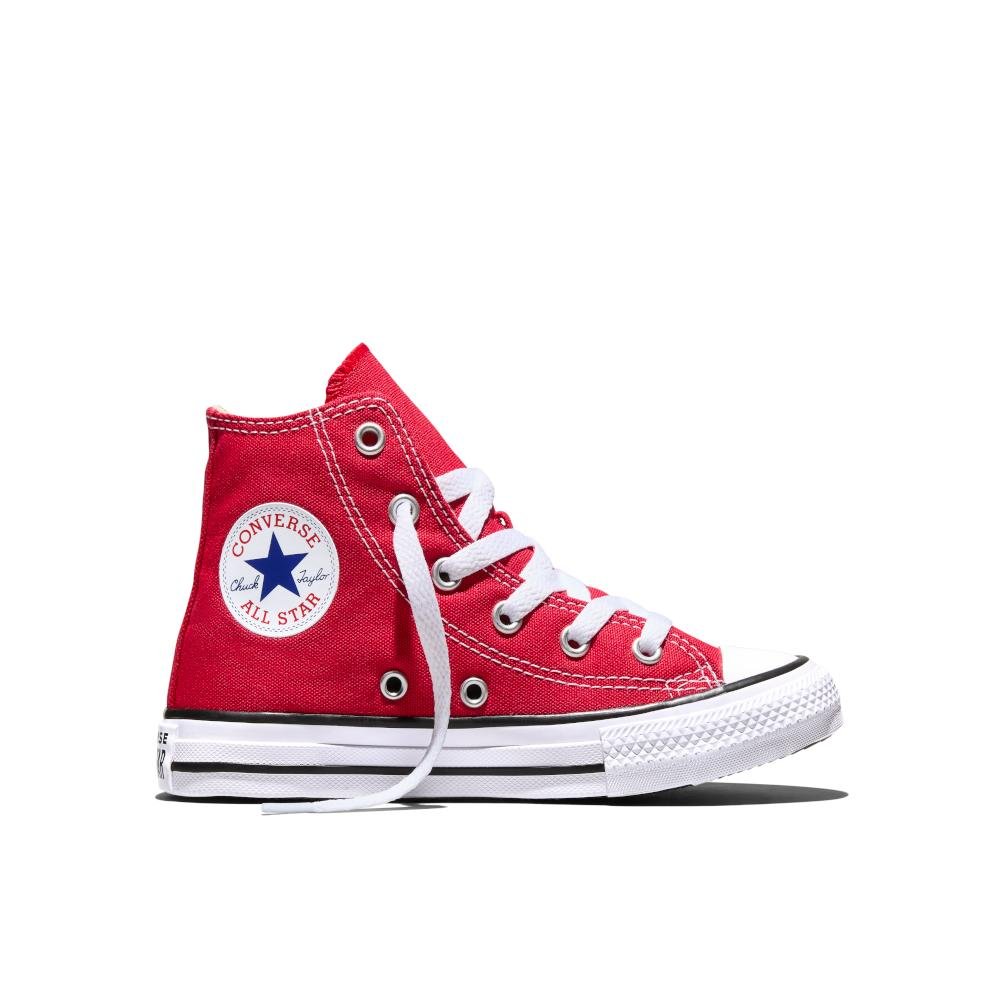 Tênis Juvenil Chuck Taylor All Star Canvas Alto Vermelho
