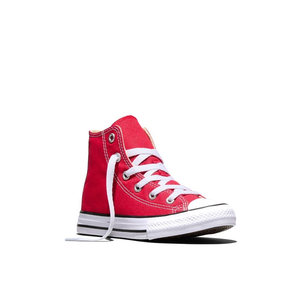 Tênis Juvenil Chuck Taylor All Star Canvas Alto Vermelho Vermelho 4