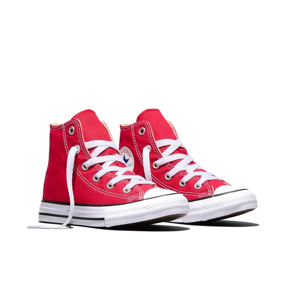 Tênis Juvenil Chuck Taylor All Star Canvas Alto Vermelho Vermelho 5