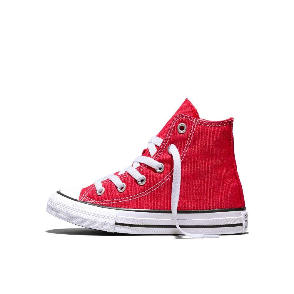 Tênis Juvenil Chuck Taylor All Star Canvas Alto Vermelho Vermelho 6