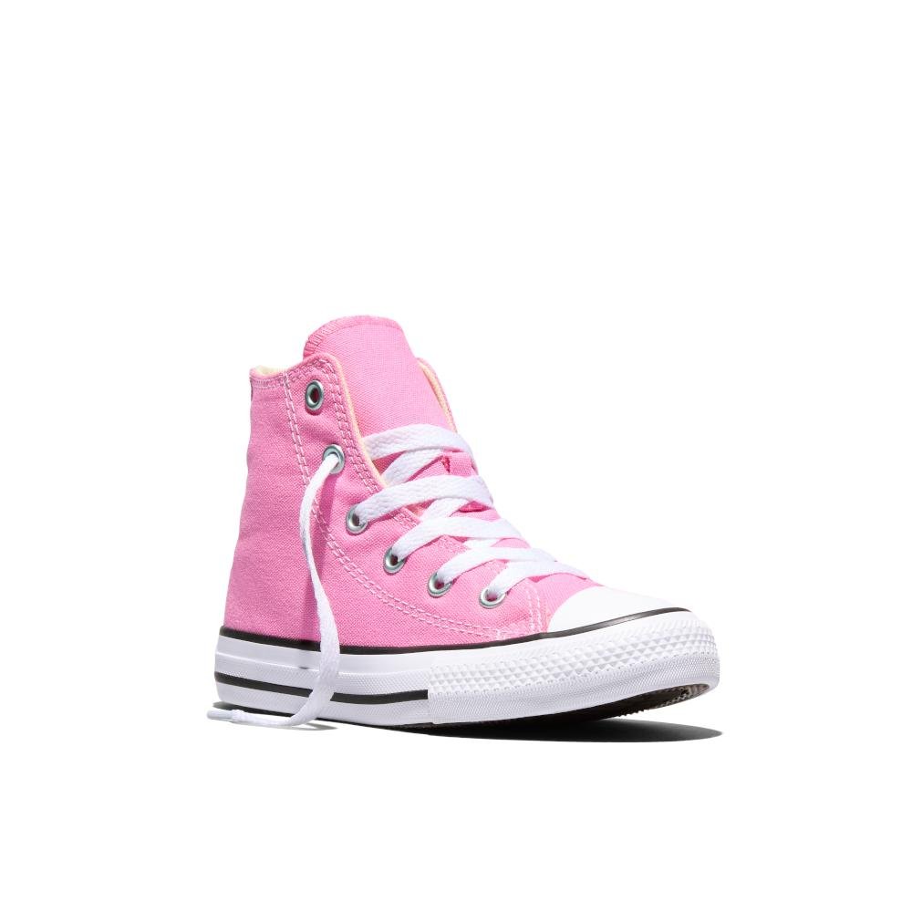 Tênis Juvenil Chuck Taylor All Star Canvas Cano Alto Rosa Rosa 4