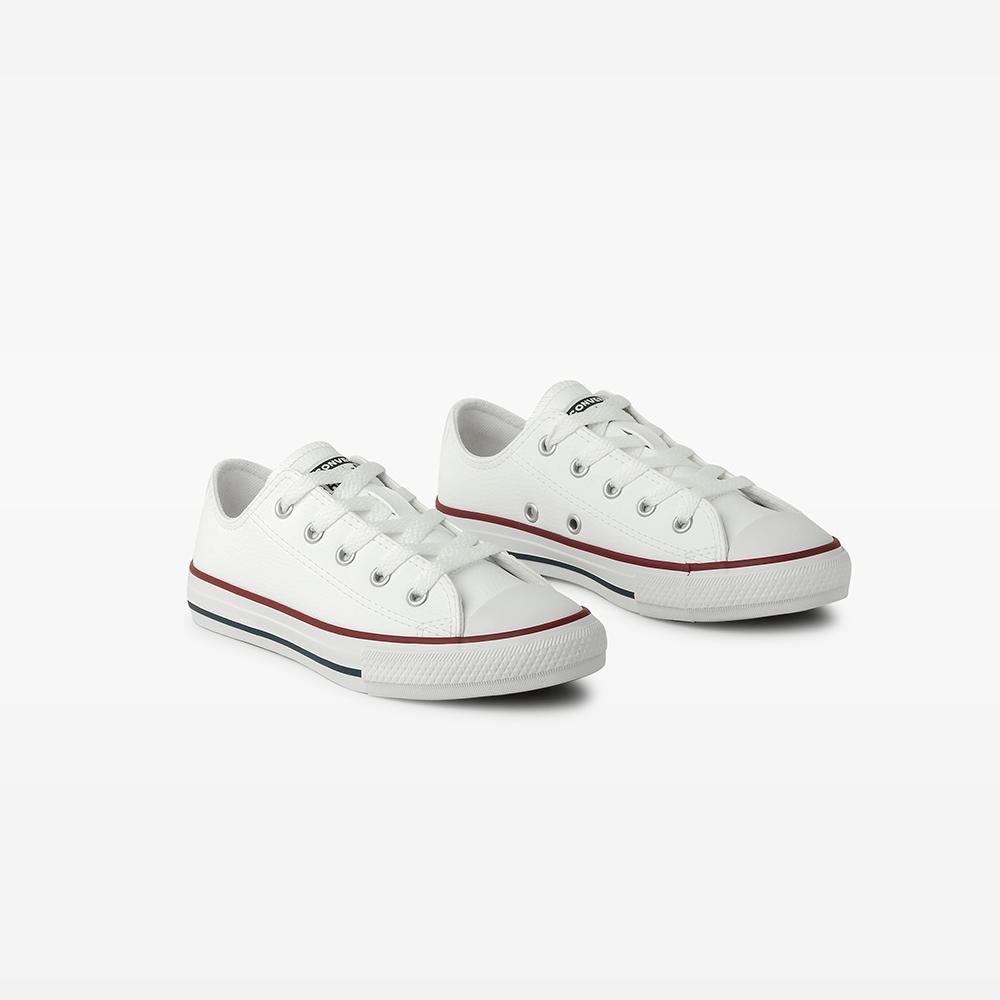 Tênis Juvenil Chuck Taylor All Star Sintético Branco Branco 4