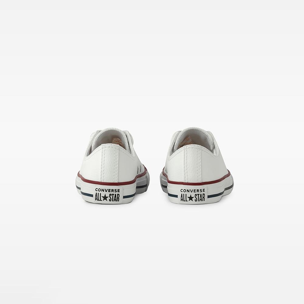 Tênis Juvenil Chuck Taylor All Star Sintético Branco Branco 7