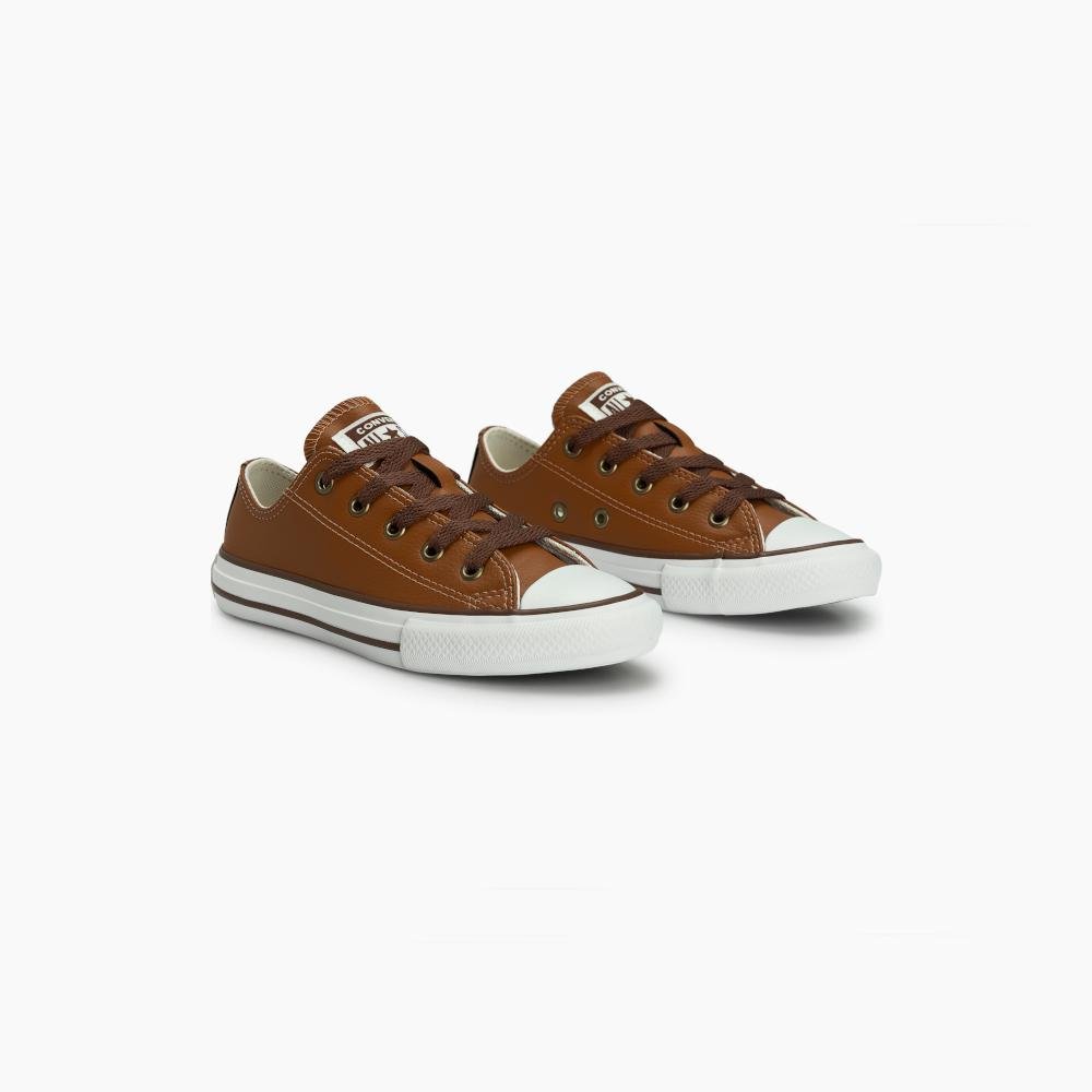 Tênis Juvenil Chuck Taylor All Star Sintético Caramelo Caramelo 4