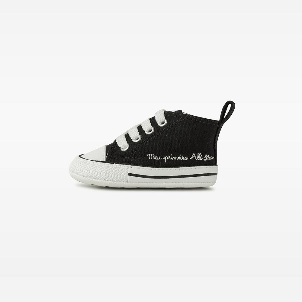 Tênis Bebê Chuck Taylor My First All Star Preto Preto 5