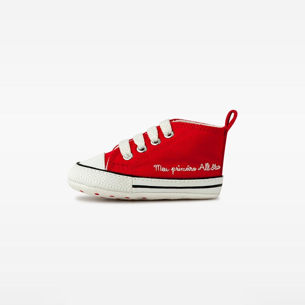 Tênis Bebê Chuck Taylor My First All Star Vermelho Vermelho 5