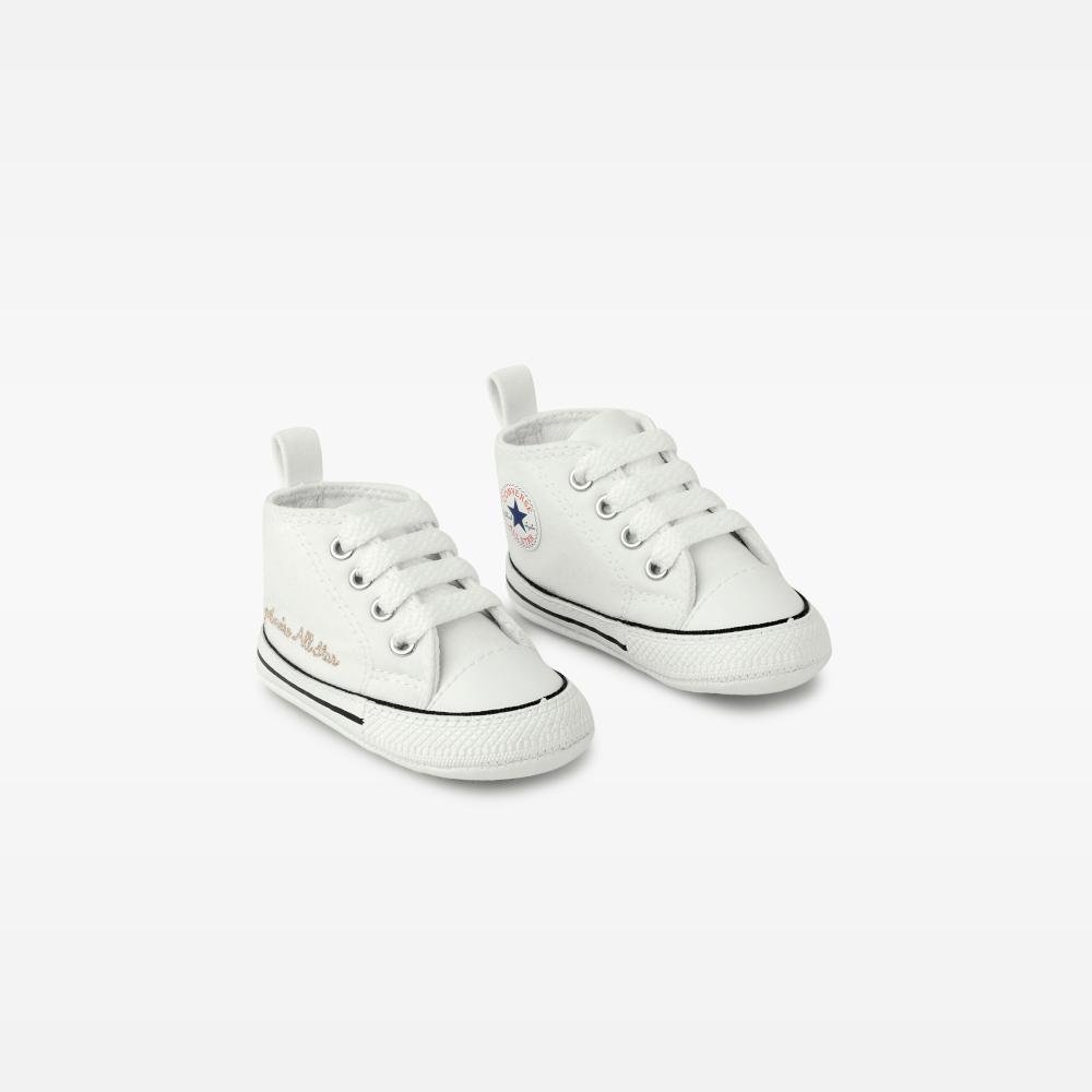 Tênis Bebê Chuck Taylor My First All Star Branco Branco 4